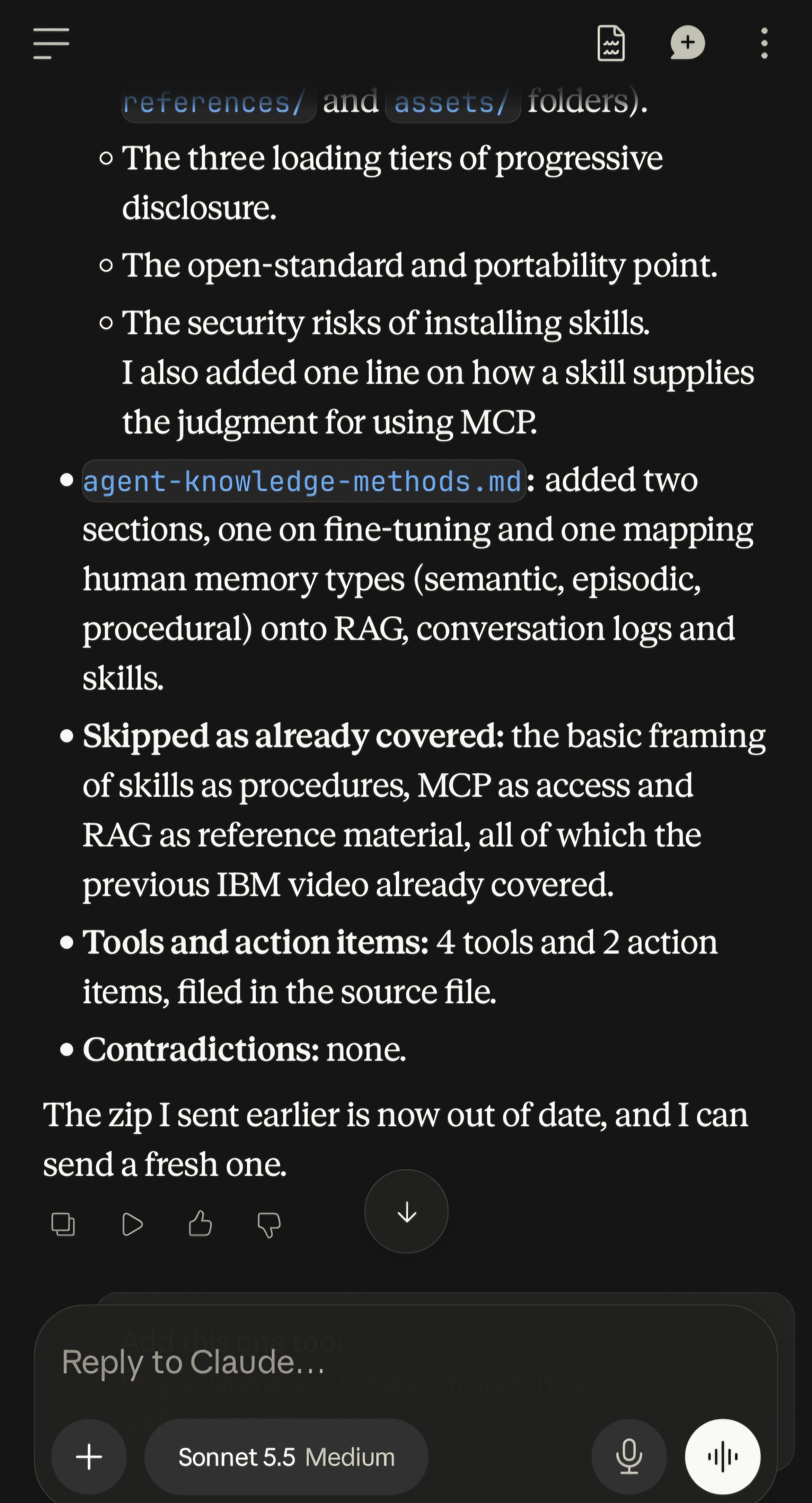 Youtube videos to knowledge base screenshot 3