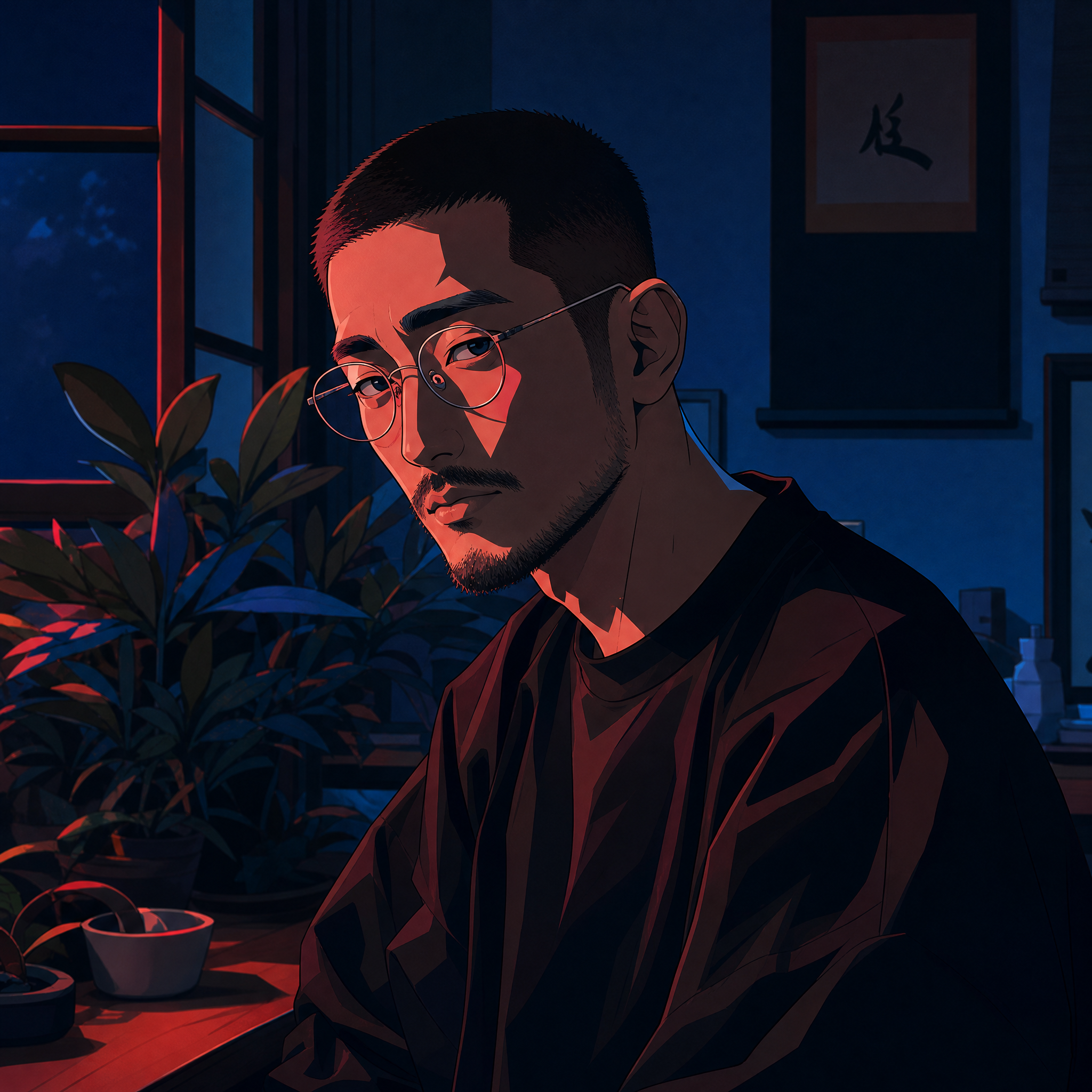 Dark Red-Black Cel preview