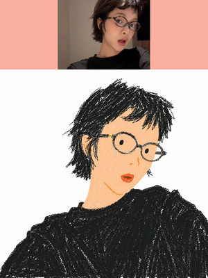 Crayon Flat Naive Illustration preview