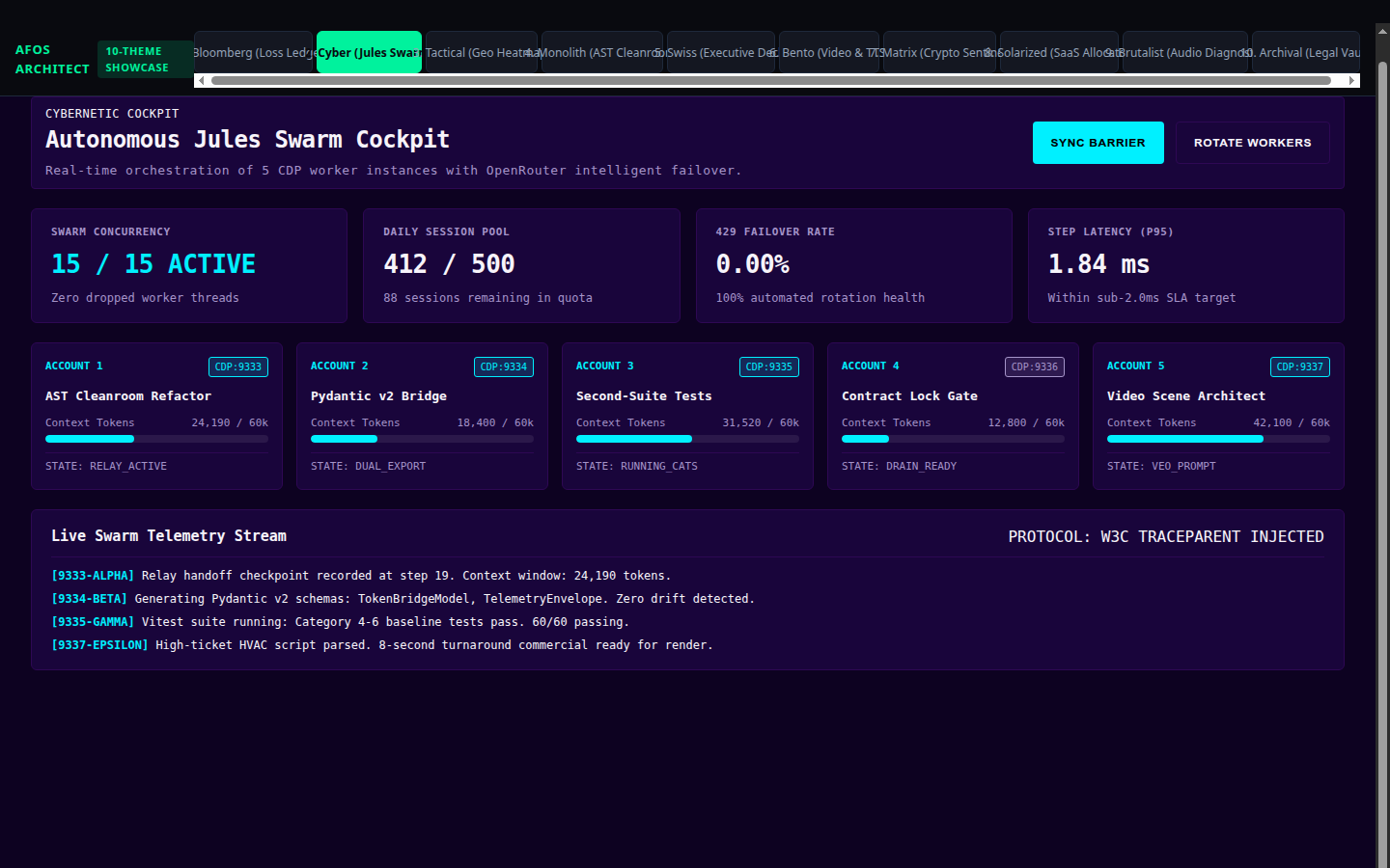 afos interface architect screenshot 2