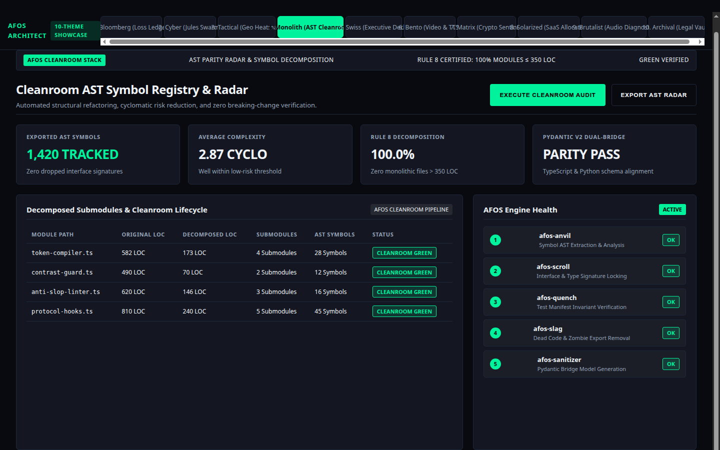 afos interface architect screenshot 4