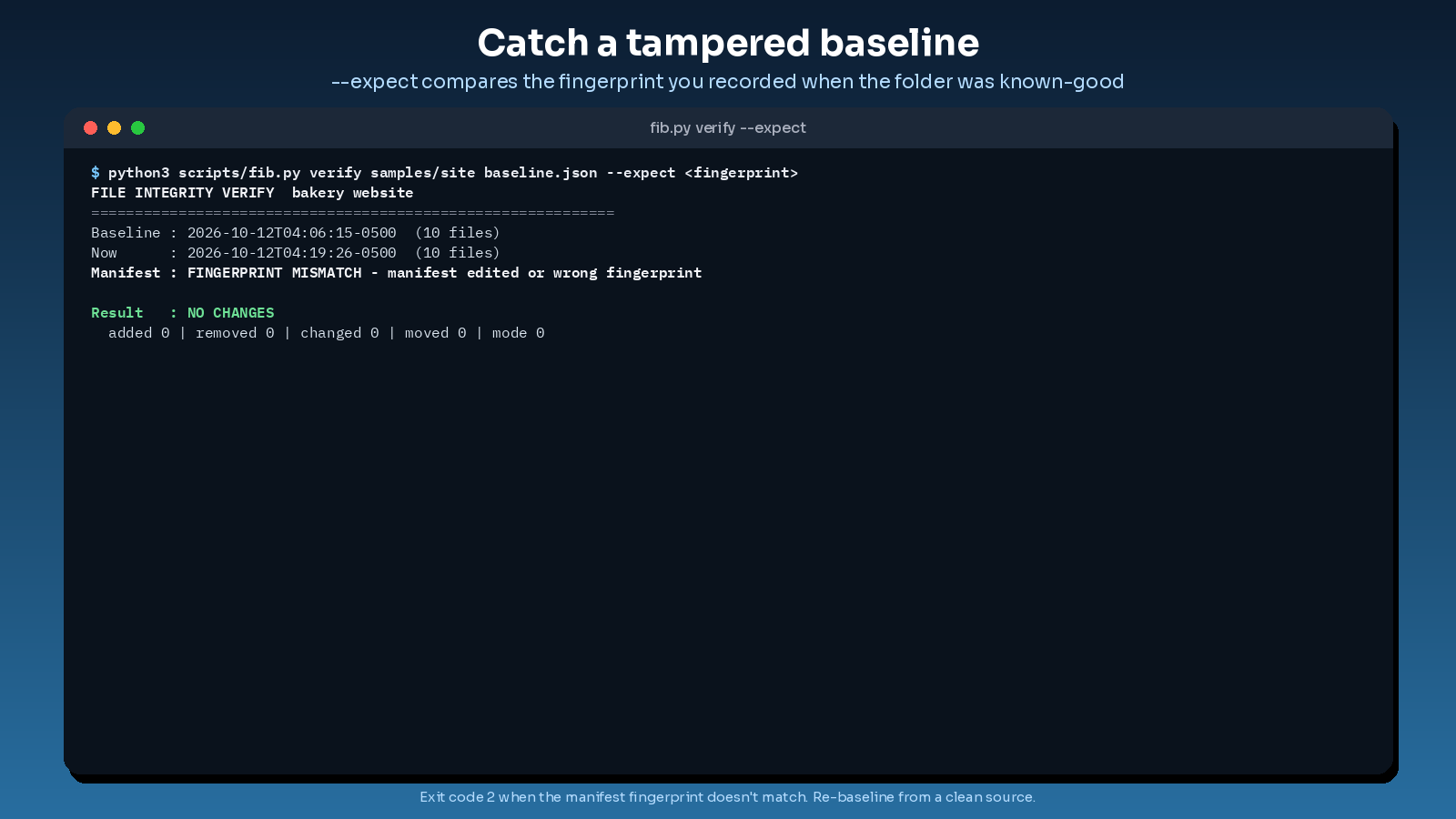 file integrity baseline and verifier screenshot 3