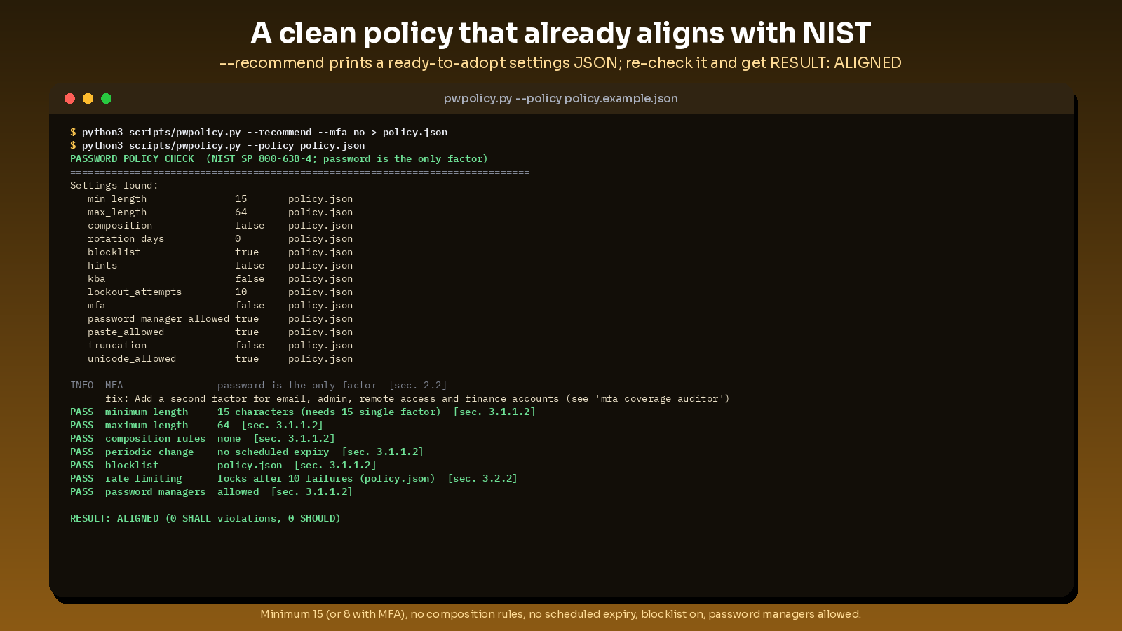 password policy checker screenshot 2