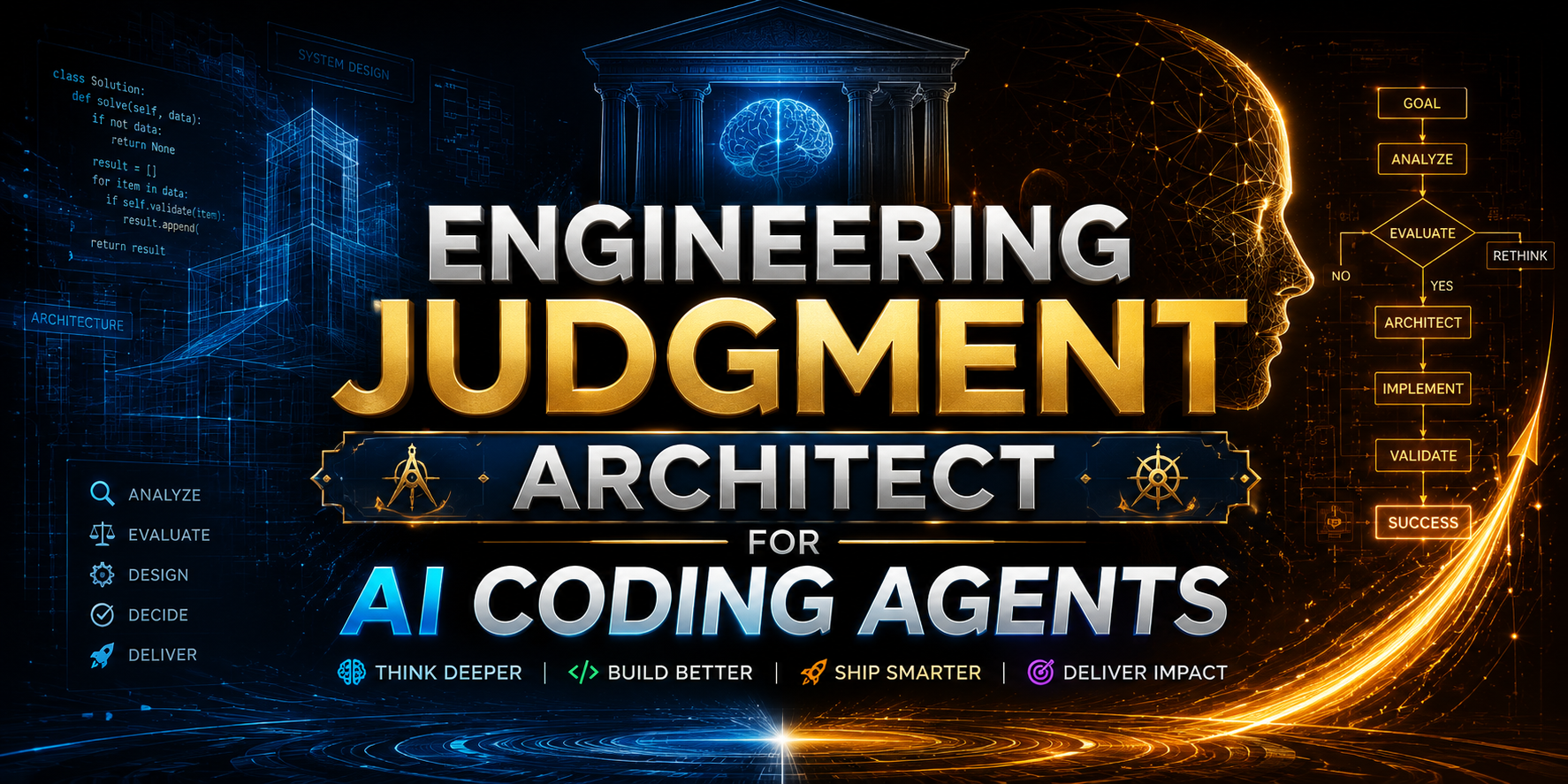 Engineering Judgment Architect for AI Coding Agents