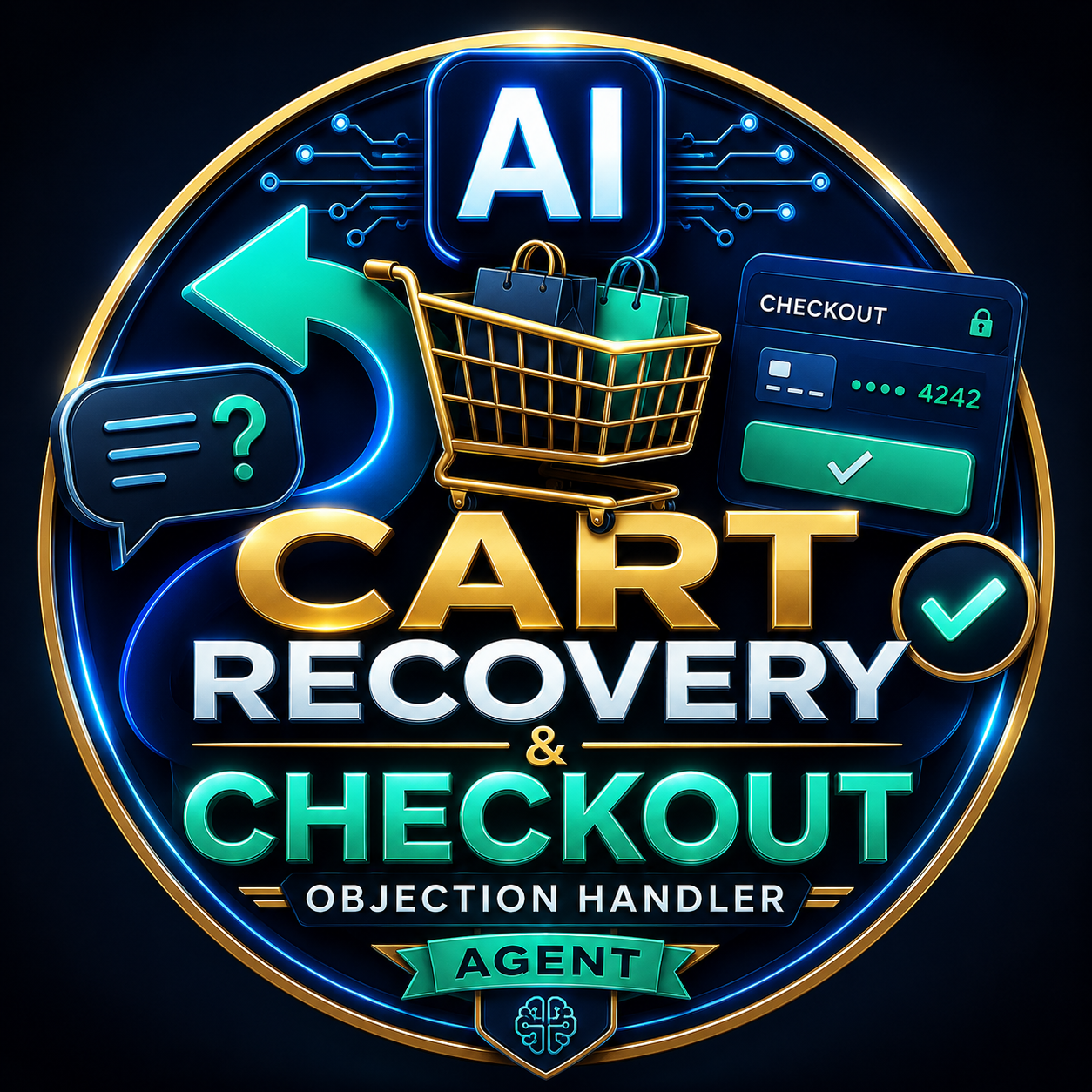 AI Cart Recovery & Checkout Objection Handler Agent