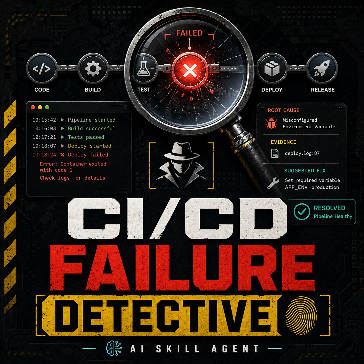 CI/CD Pipeline Failure Detective