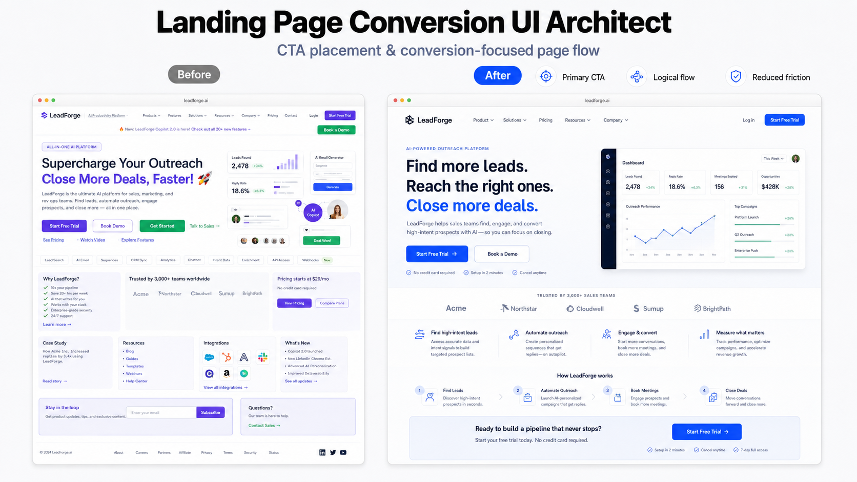 Landing Page Conversion UI Architect screenshot 2