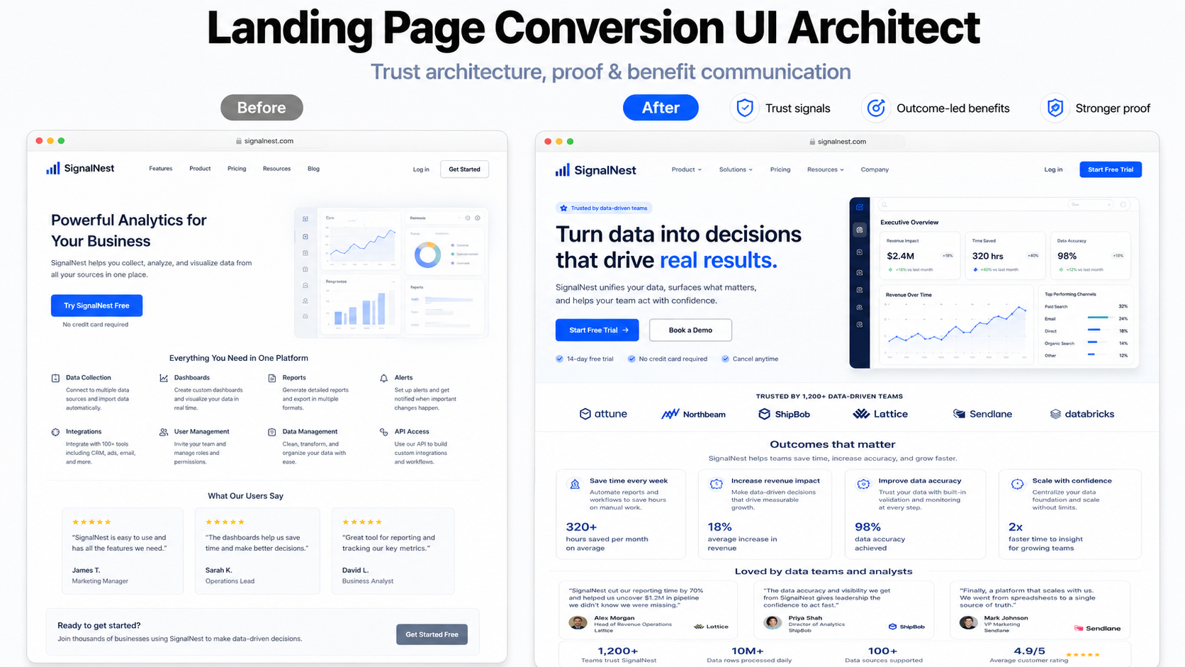 Landing Page Conversion UI Architect screenshot 3