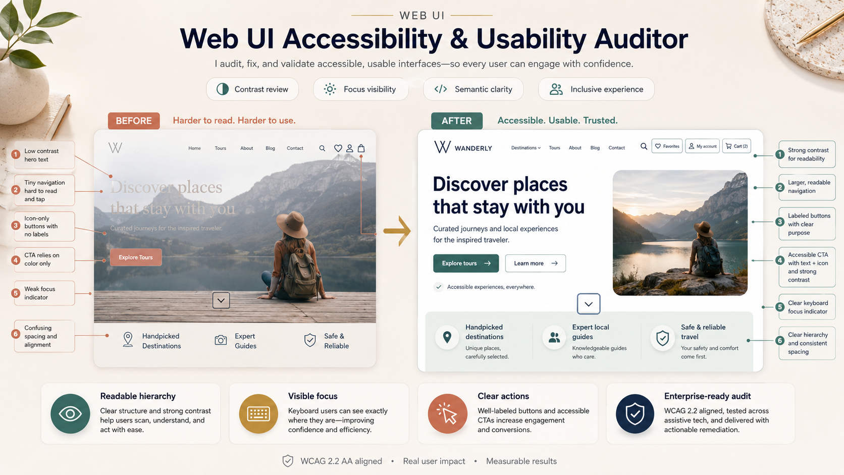 Web UI Accessibility & Usability Auditor preview