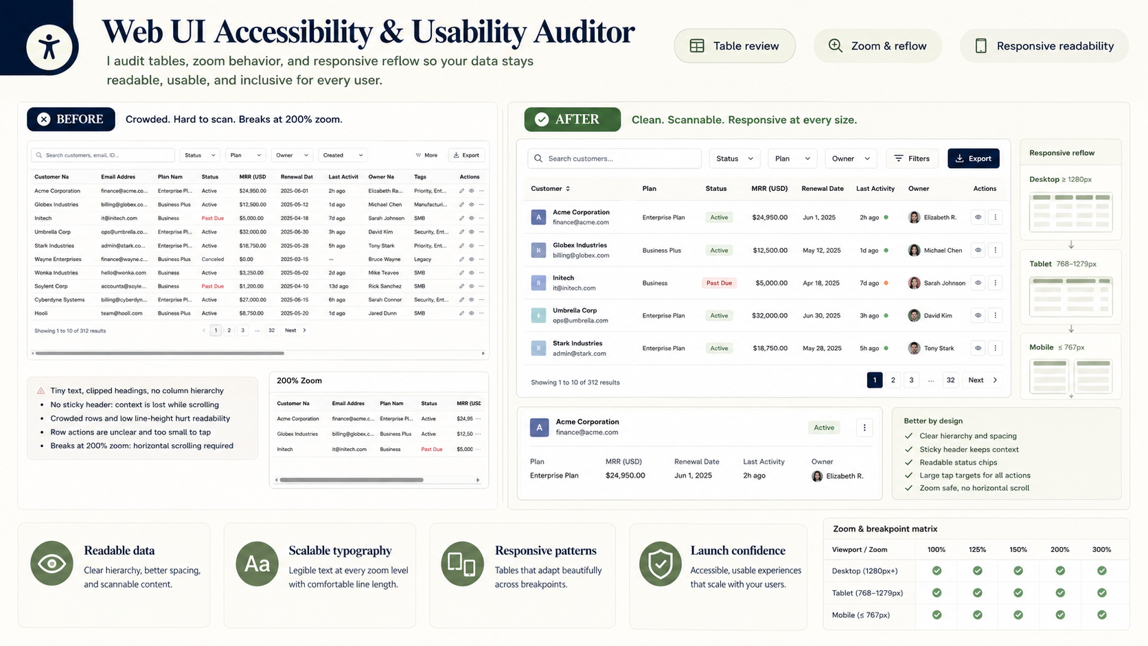 Web UI Accessibility & Usability Auditor screenshot 5