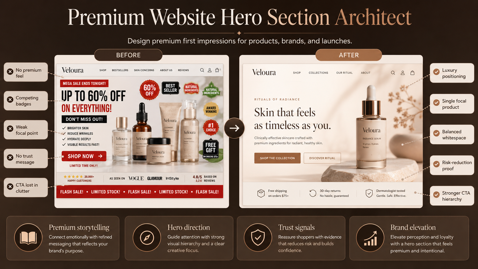 Premium Website Hero Section Architect screenshot 4
