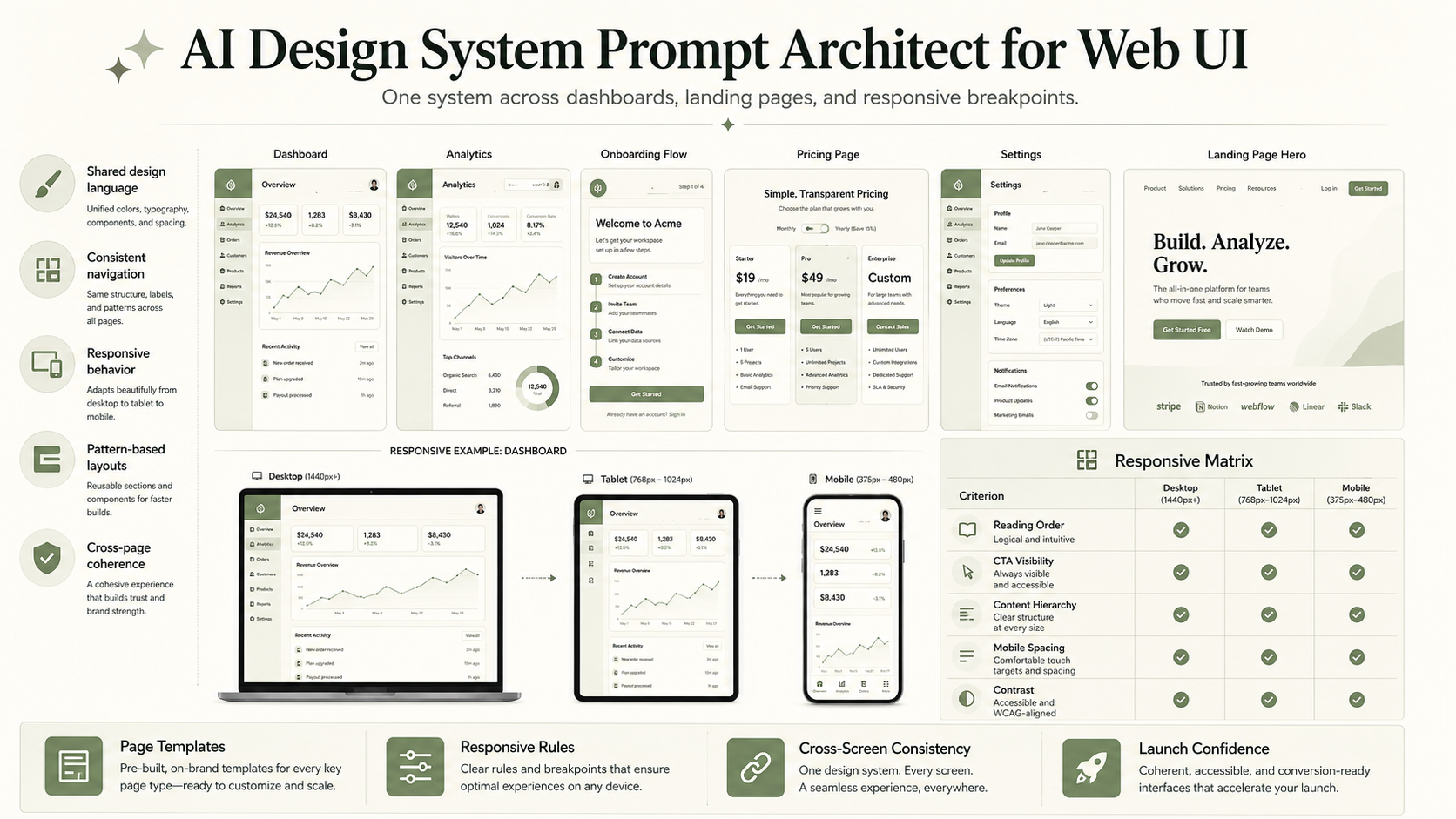 AI Design System Prompt Architect for Web UI screenshot 4