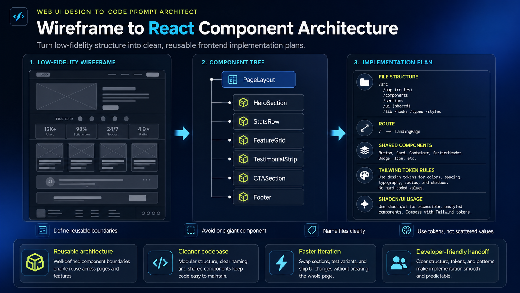 Web UI Design-to-Code Prompt Architect screenshot 3
