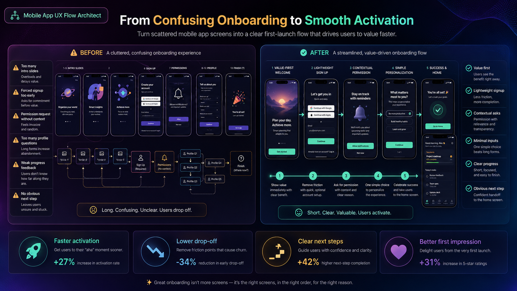 Mobile App UX Flow Architect preview