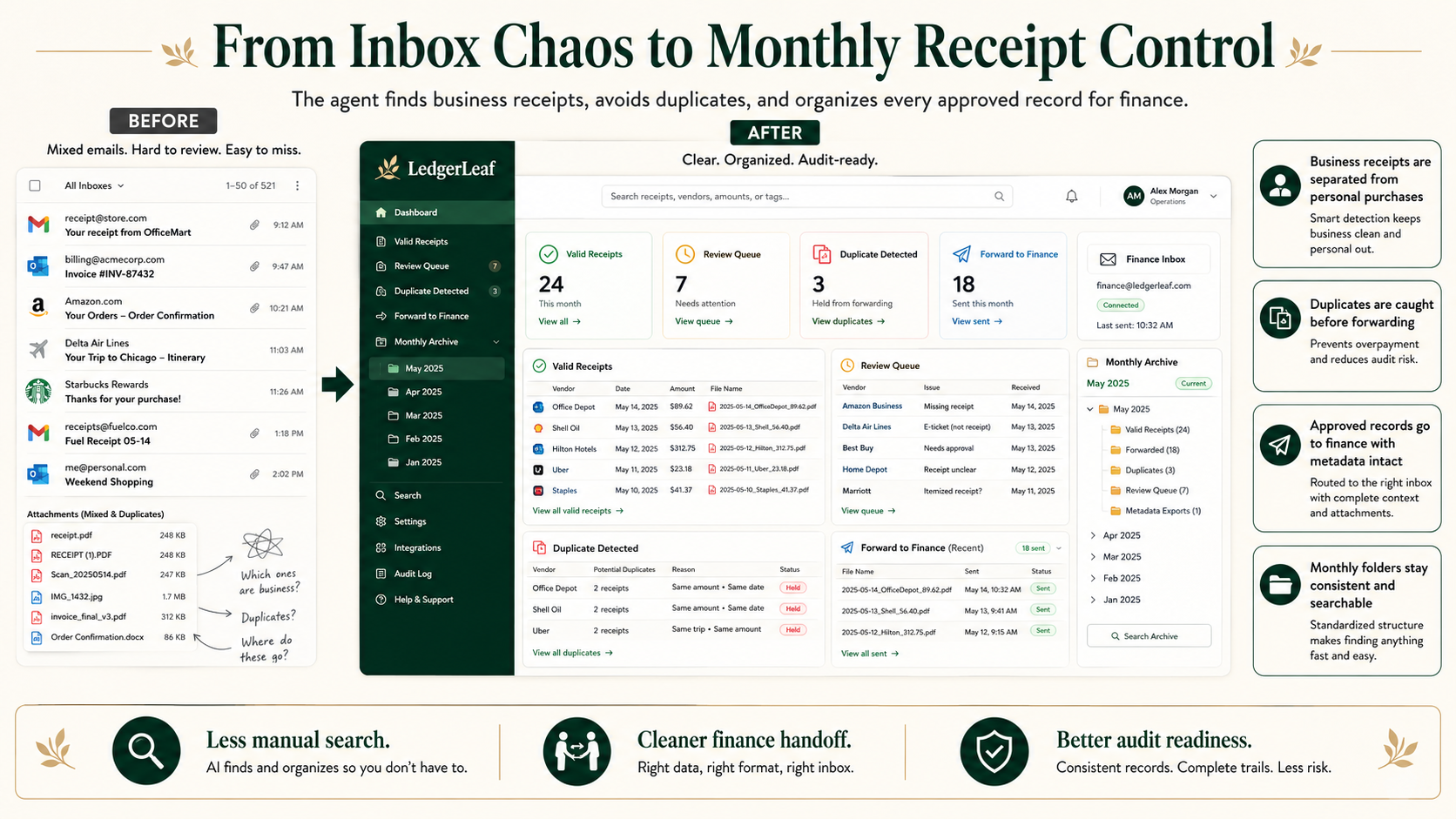 Receipt Finder & Organizer preview
