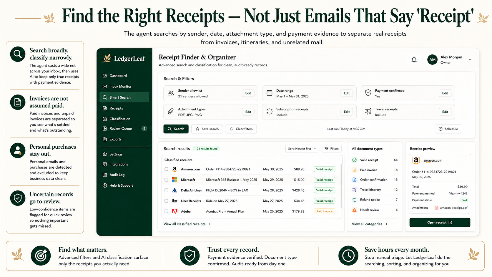 Receipt Finder & Organizer screenshot 2