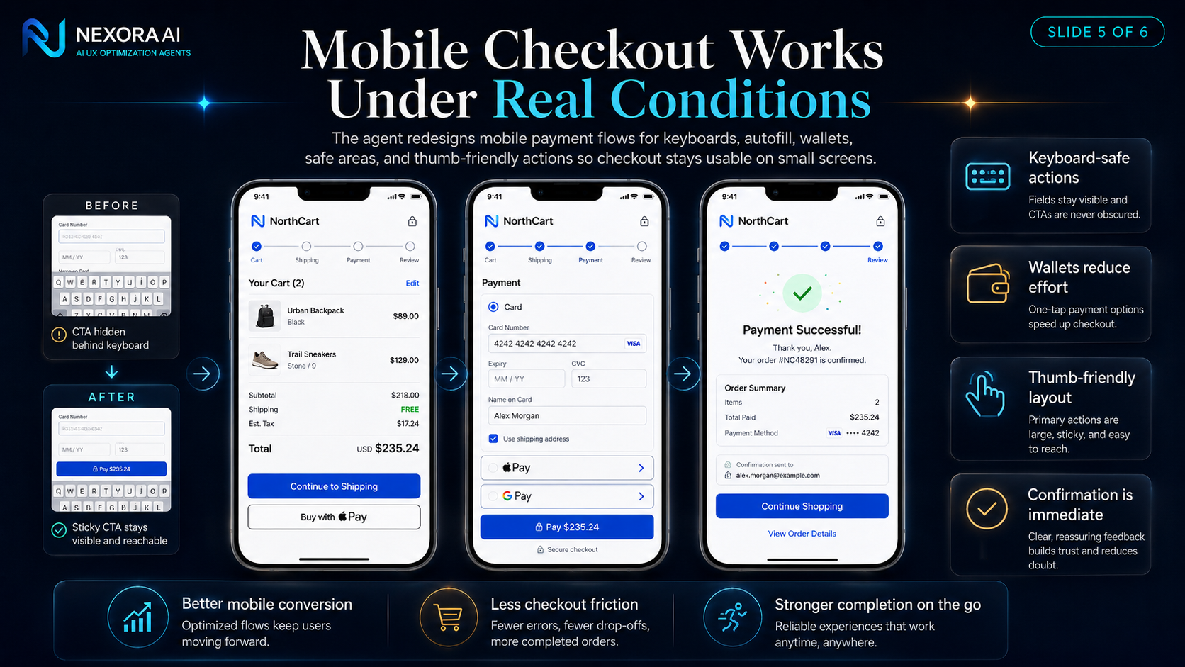 Checkout & Payment UI Optimization Agent screenshot 4