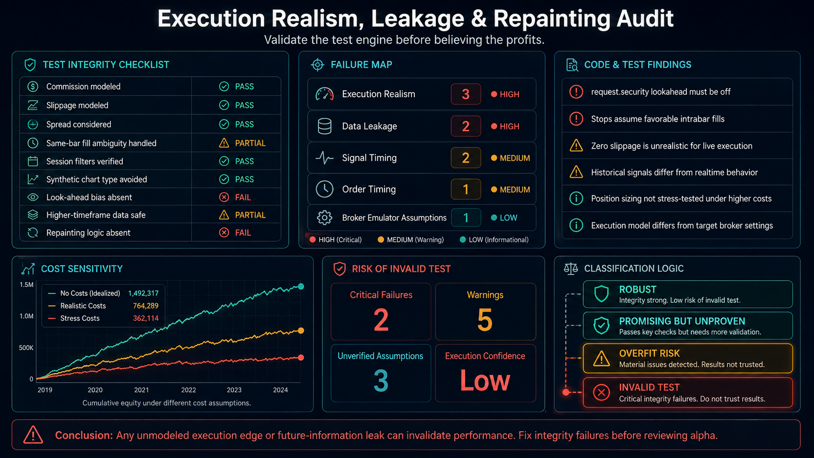 Trading Strategy Backtest & Overfitting Auditor screenshot 4
