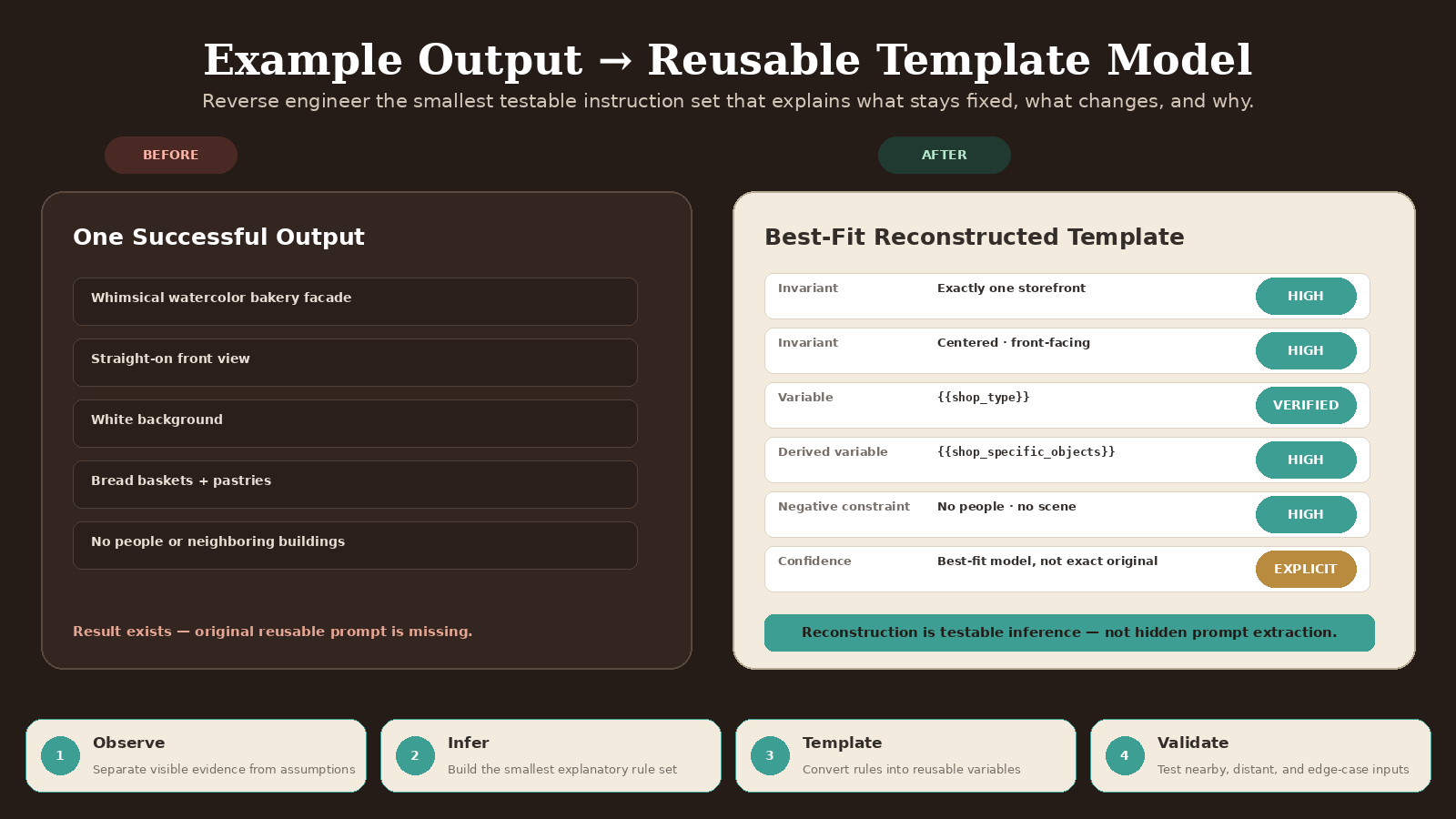 Reverse Engineer Any Template Agent preview