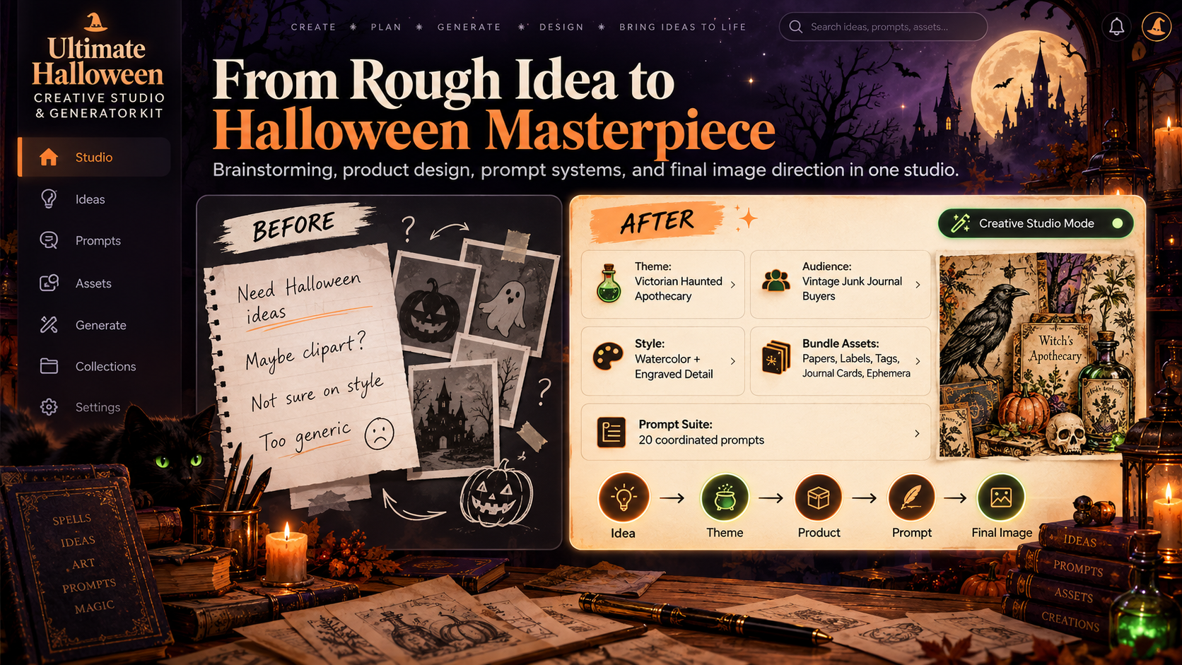 Ultimate Halloween Creative Studio & Generator Kit preview