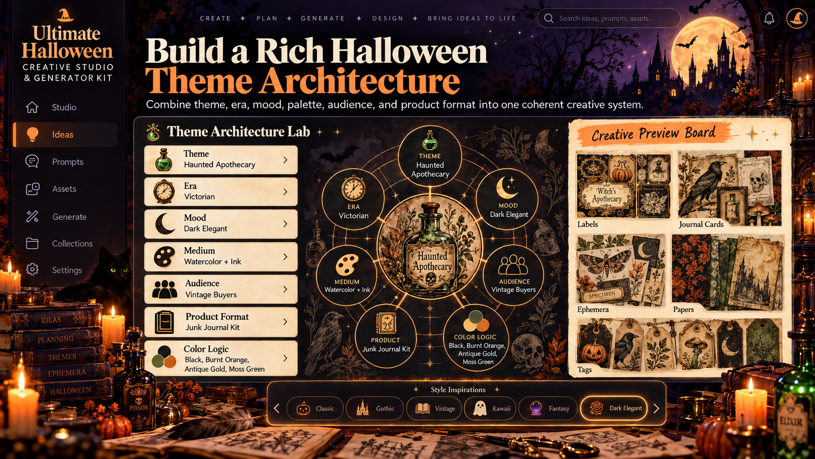 Ultimate Halloween Creative Studio & Generator Kit screenshot 2