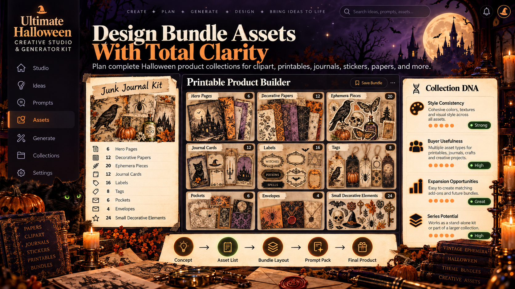 Ultimate Halloween Creative Studio & Generator Kit screenshot 3