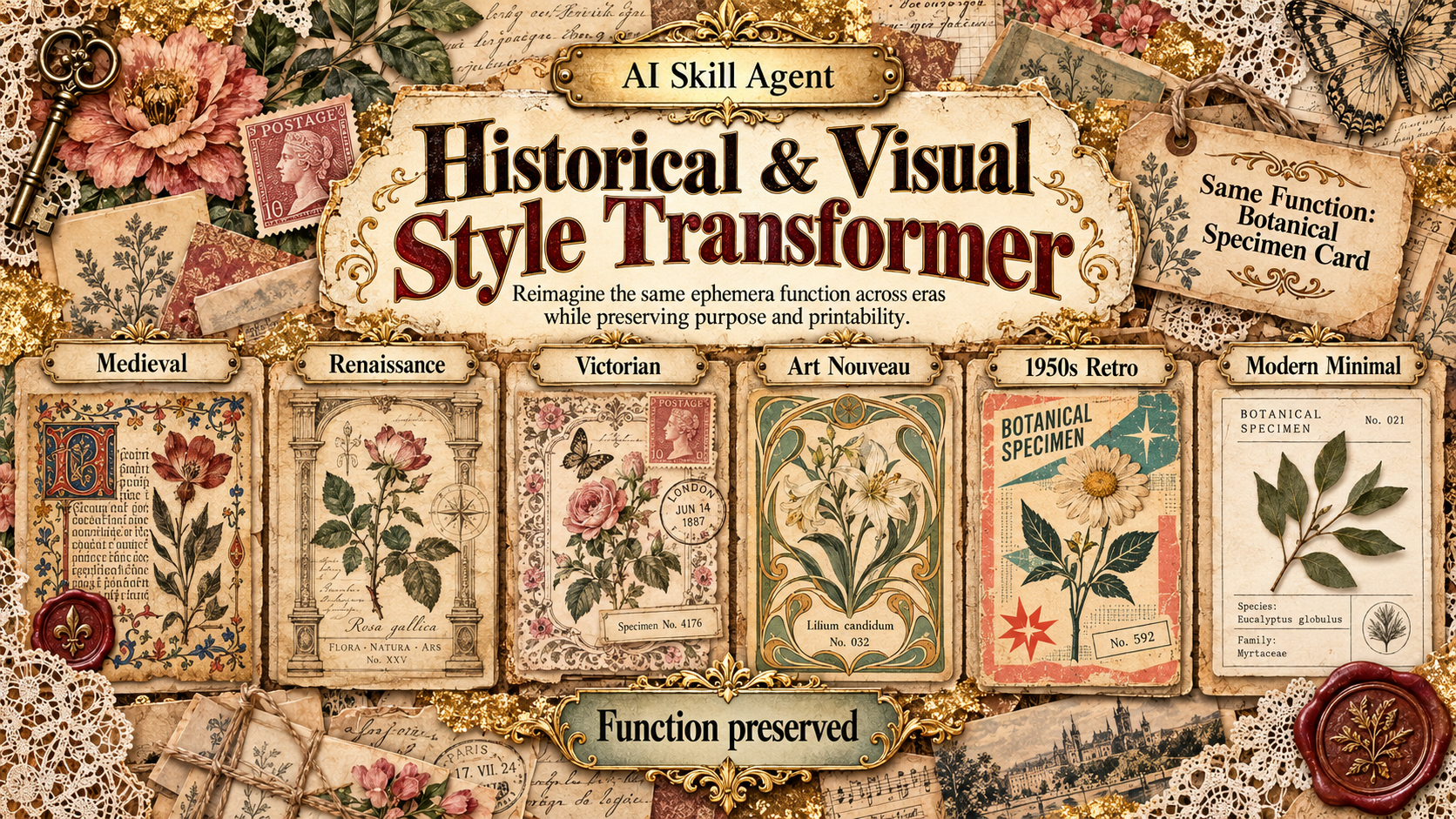Printable Ephemera Creative Studio & Generator Kit screenshot 4