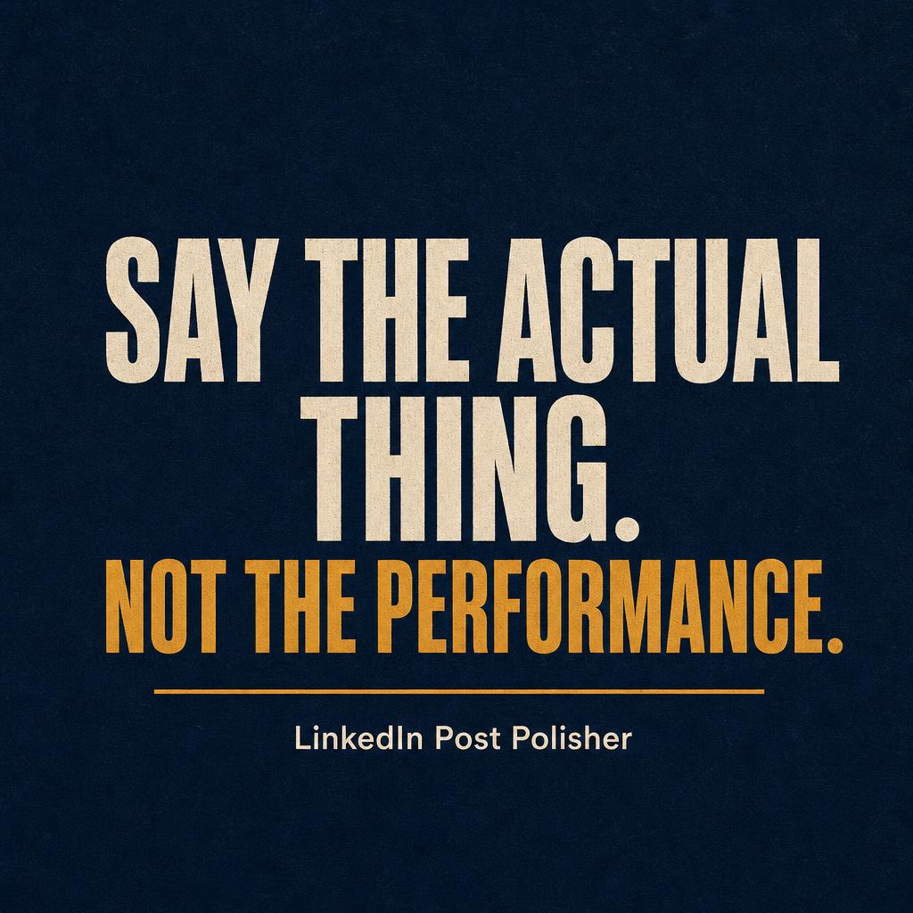 linkedin post polisher screenshot 2