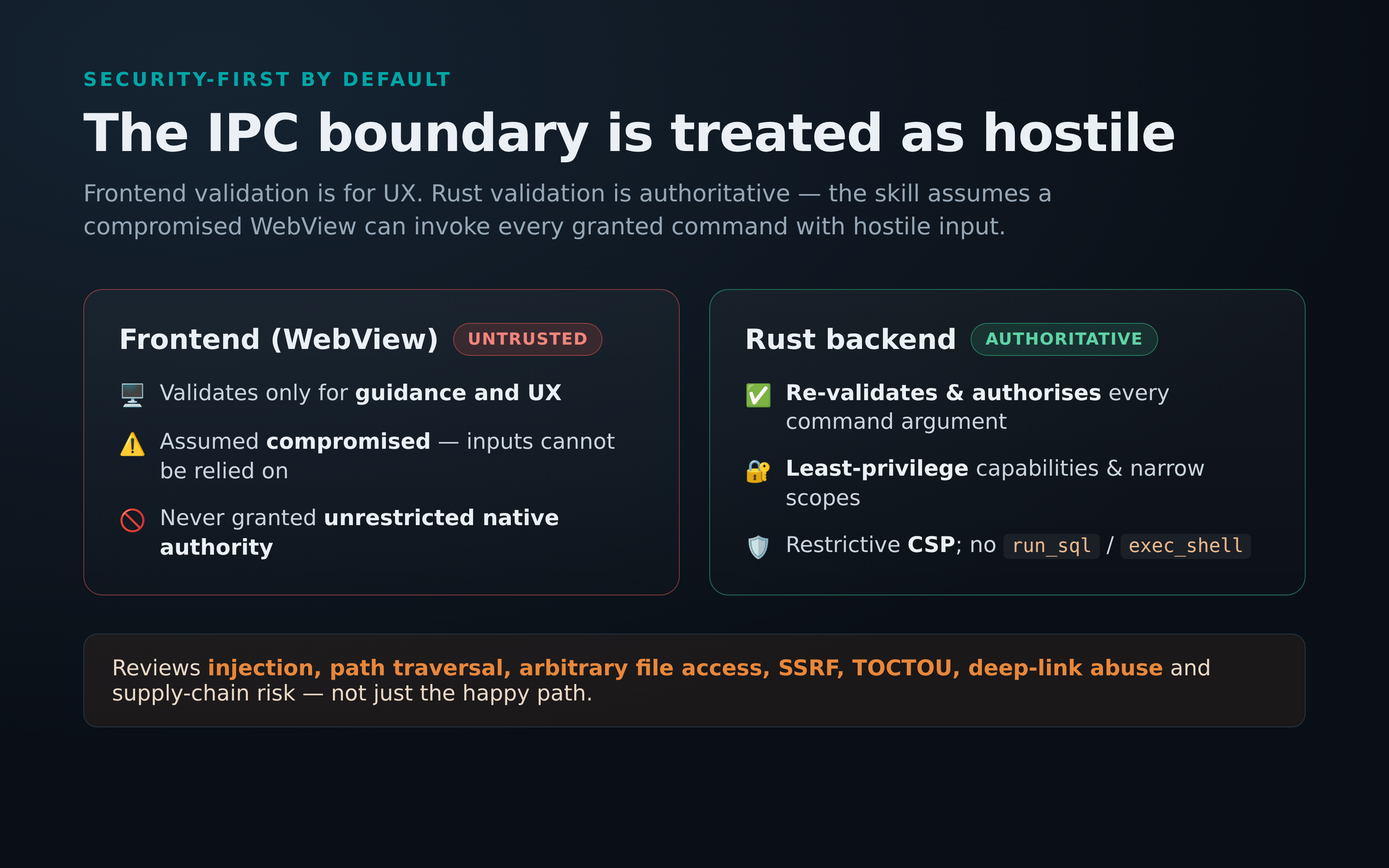 Tauri / Rust Full-Stack Developer Specialist screenshot 4