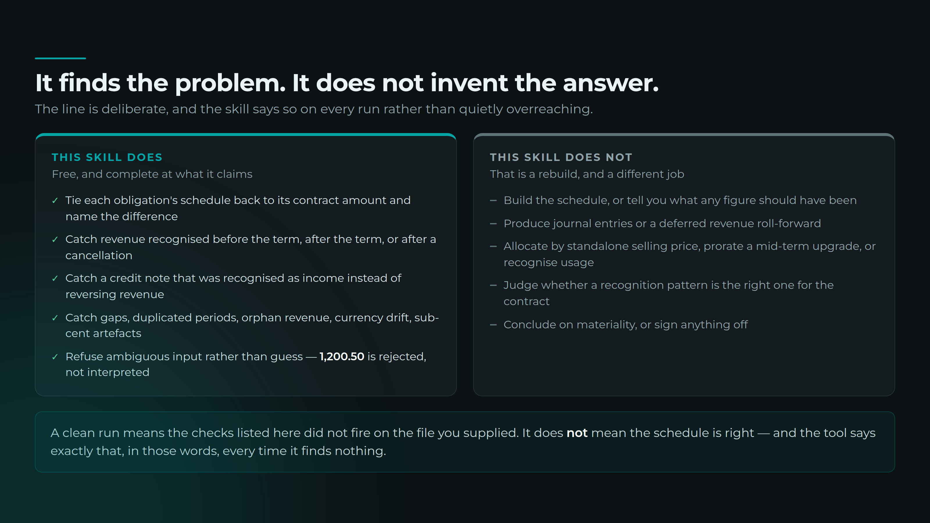 Deferred Revenue Tie-Out Check screenshot 3