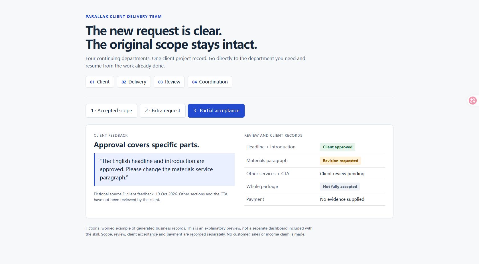 Parallax Client Delivery Team screenshot 2