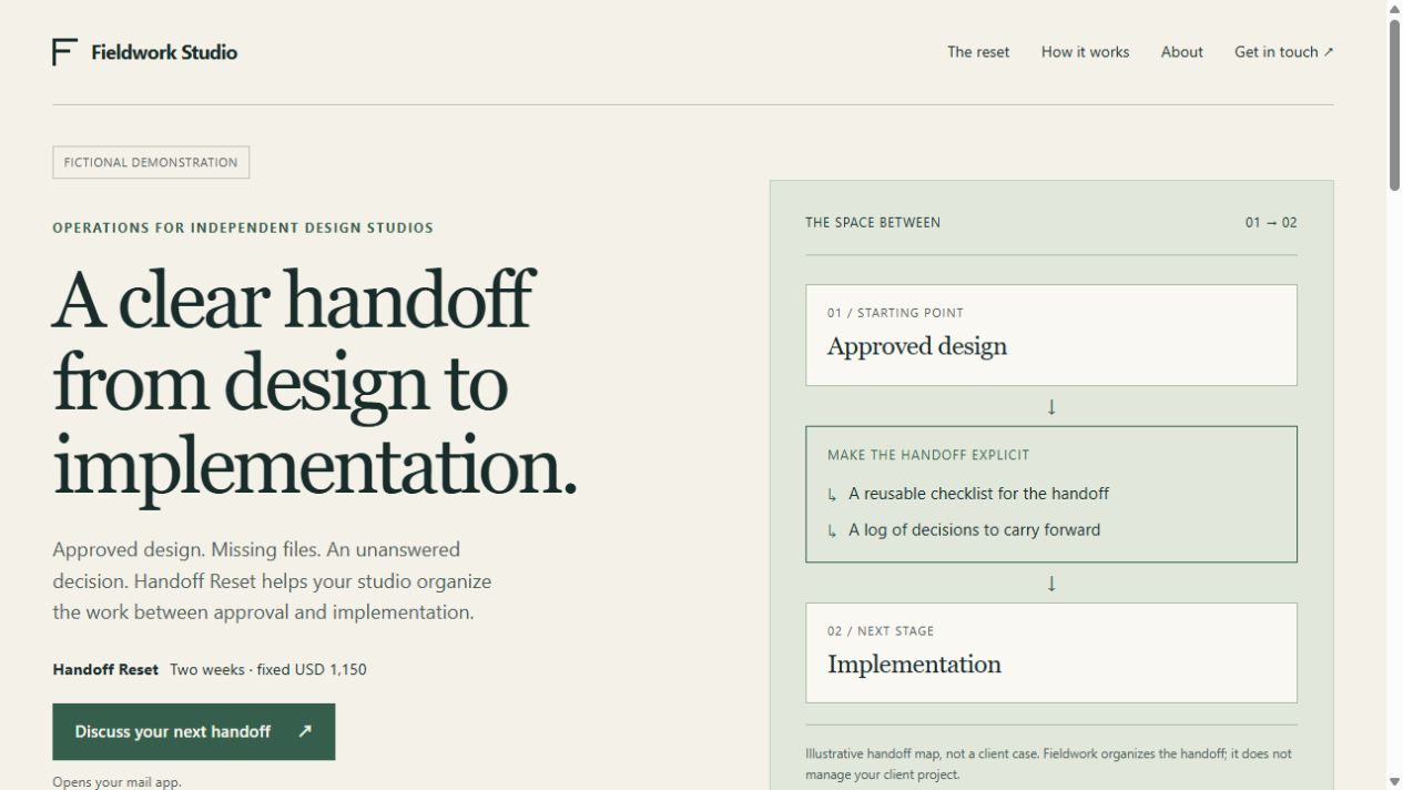 Parallax Service Page Builder preview