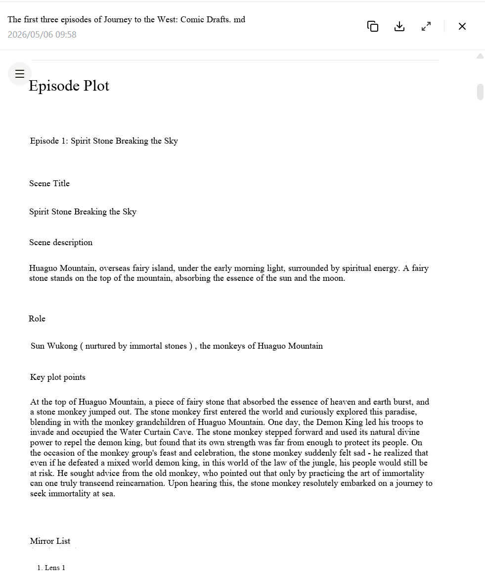 ai storyboard creator screenshot 3
