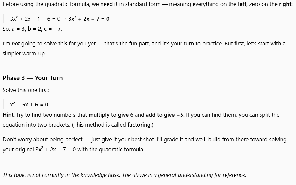 AI home tutor screenshot 4