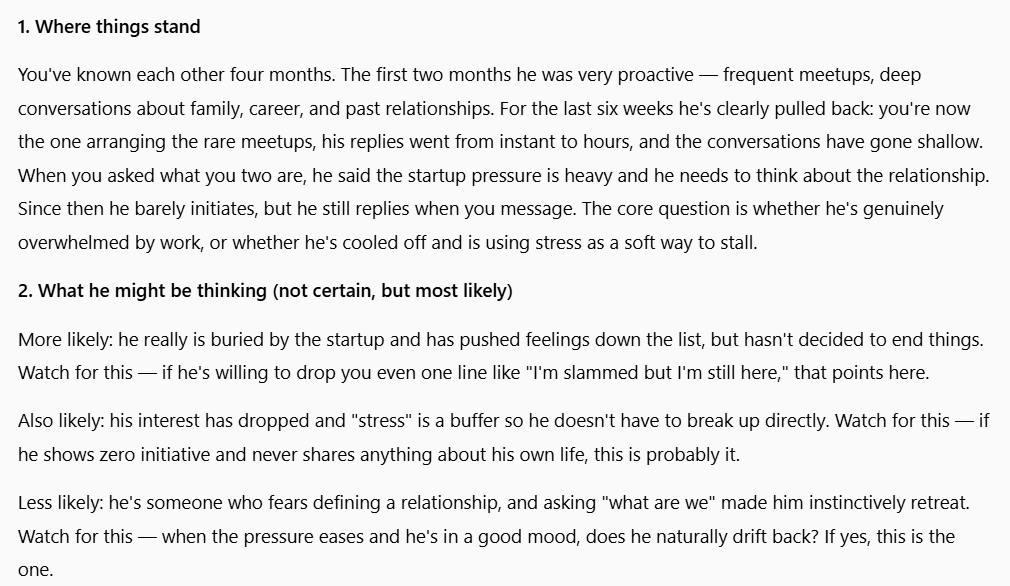 Dating Strategist preview