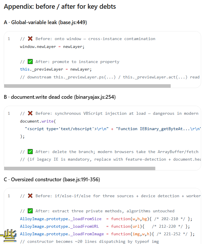 tech debt architect screenshot 5