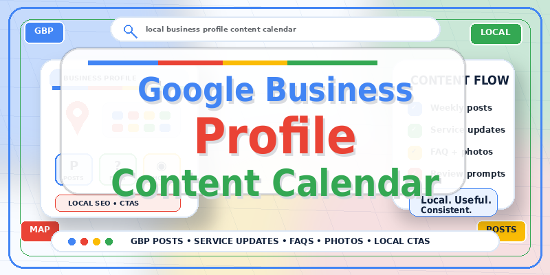 Google Business Profile Content Calendar