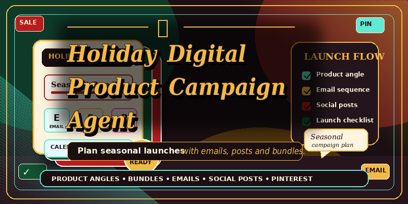 Holiday Digital Product Campaign Agent