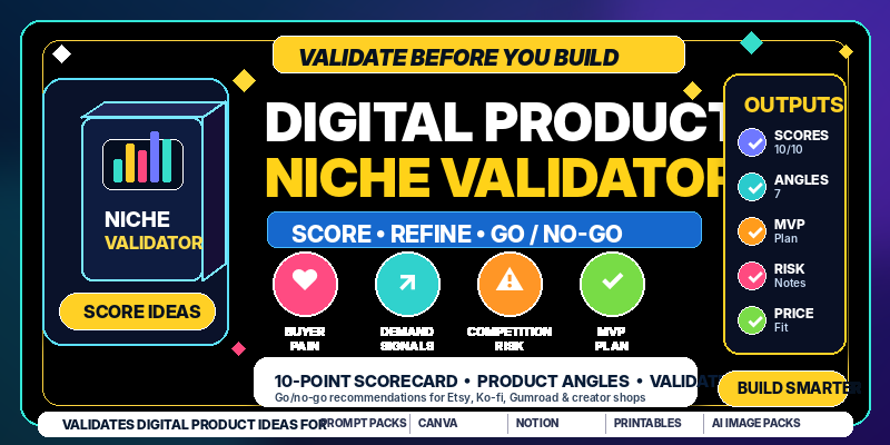 Digital Product Niche Validator