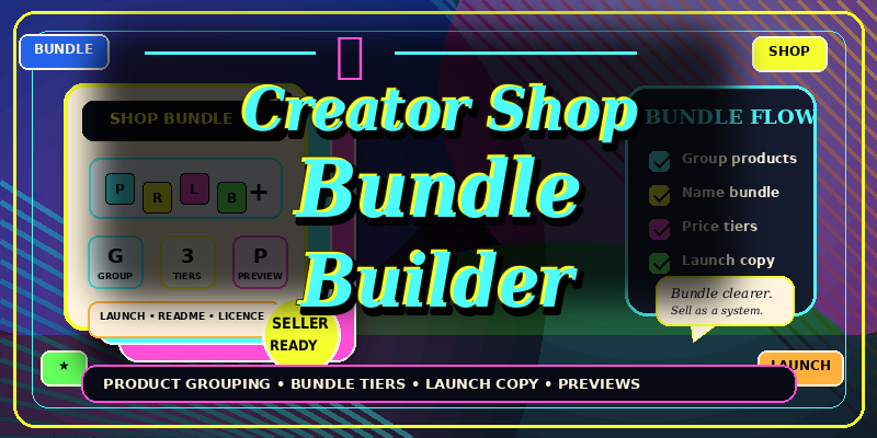 Creator Shop Bundle Builder