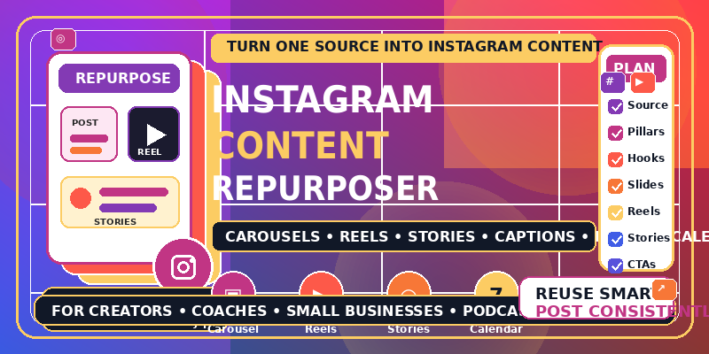 Instagram Content Repurposer