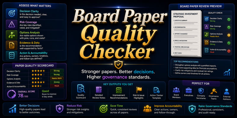 Board Paper Quality Checker