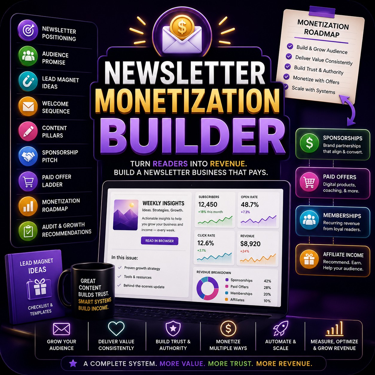 Newsletter Monetization Builder screenshot 1