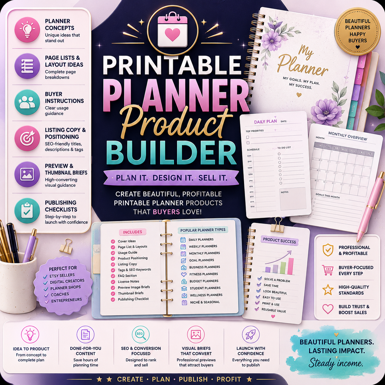 Printable Planner Product Builder screenshot 1