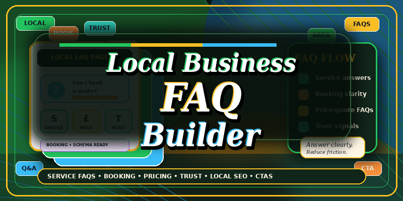 Local Business FAQ Builder preview