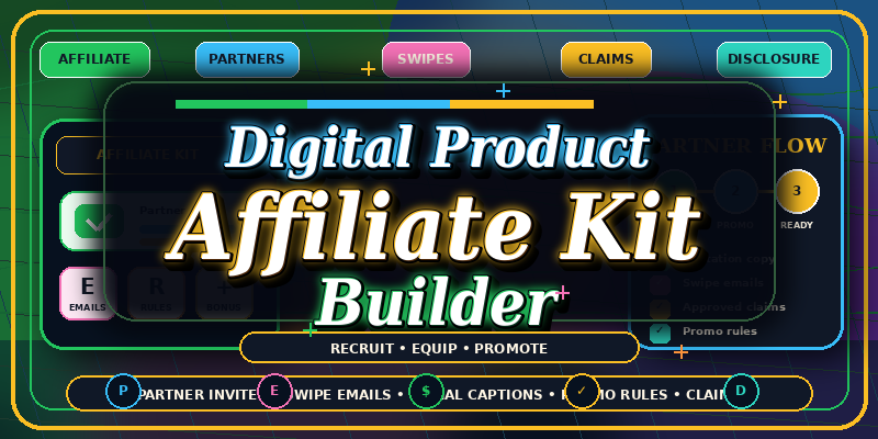 Digital Product Affiliate Kit Builder preview
