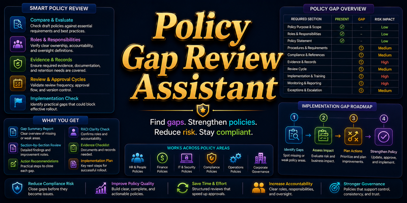 Policy Gap Review Assistant preview