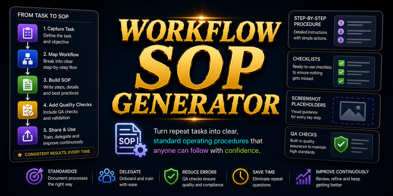 Workflow SOP Generator preview