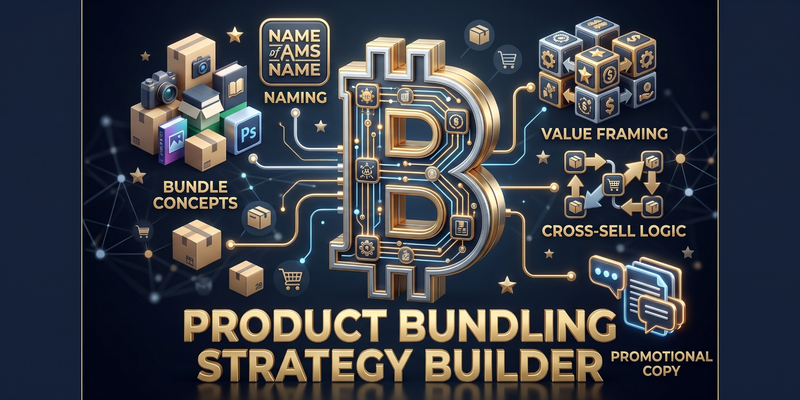 Product Bundling Strategy Builder preview