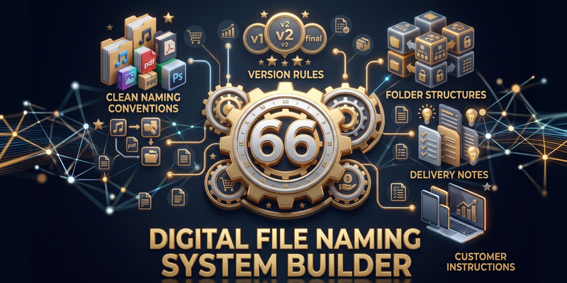 Digital File Naming System Builder preview